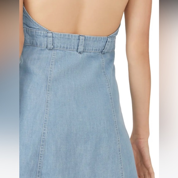 FREE PEOPLE ‼️‼️‼️Sami Denim Halter Minidress - Picture 3 of 13